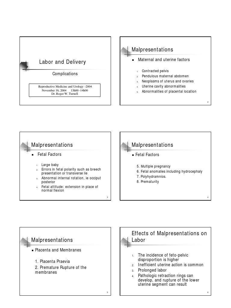 Abn Lab 2004 | PDF | Fetus | Childbirth