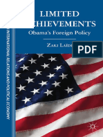 Zaki Laïdi - Limited Achievemens Obama's Foreign Policy