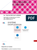 Presentation Du Systeme Dexploitation