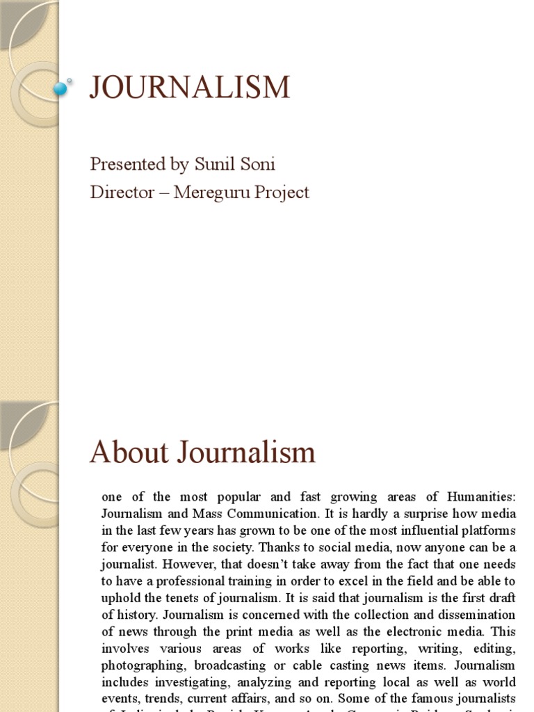 JOURNALISM | PDF