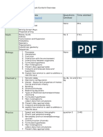 2022-23 T1 End MYP 5 Mock Exam Content Overview STUDENT PDF