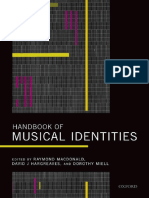 Handbook of Musical Identities by Hargreaves, David John MacDonald, Raymond A. R. Miell, Dorothy PDF