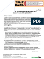 Exposition À L'hydrogène Sulfuré (H2S) Dans Le Milieu Petrolier