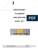 710-1 S - Procédure - Flasher une machine avec ET