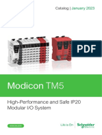 Catalog Modicon TM5 - High Performuance and Safe IP20 Modular IO System - January 2023