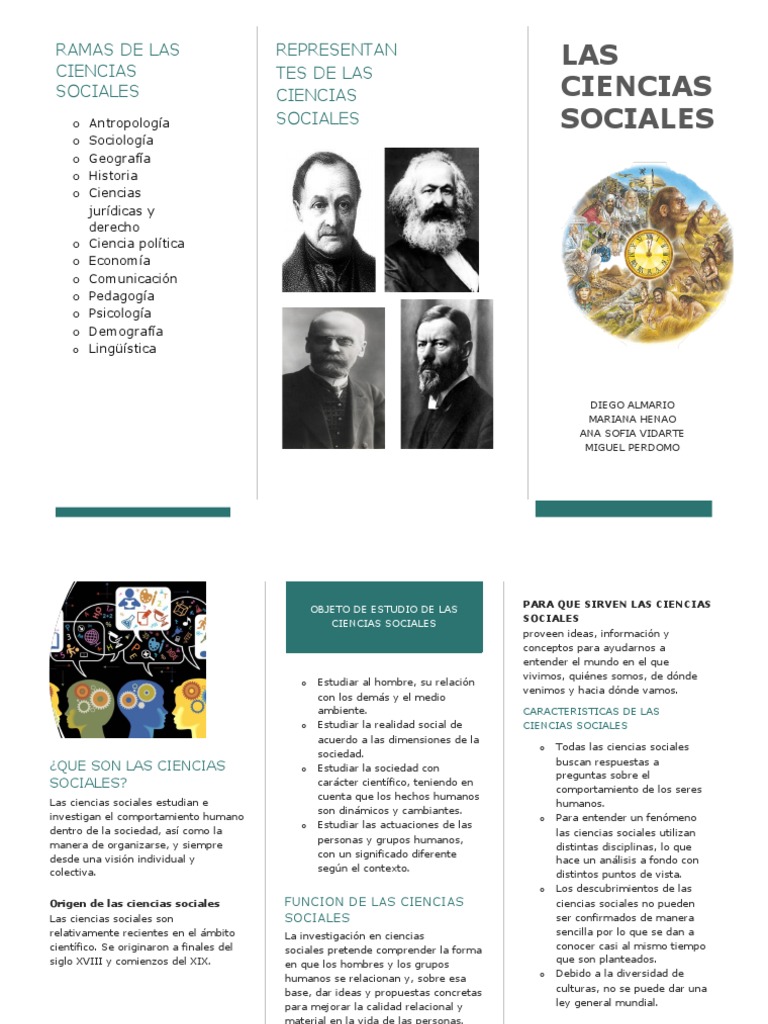 Ramas y funciones de las ciencias sociales | PDF | Ciencias Sociales ...