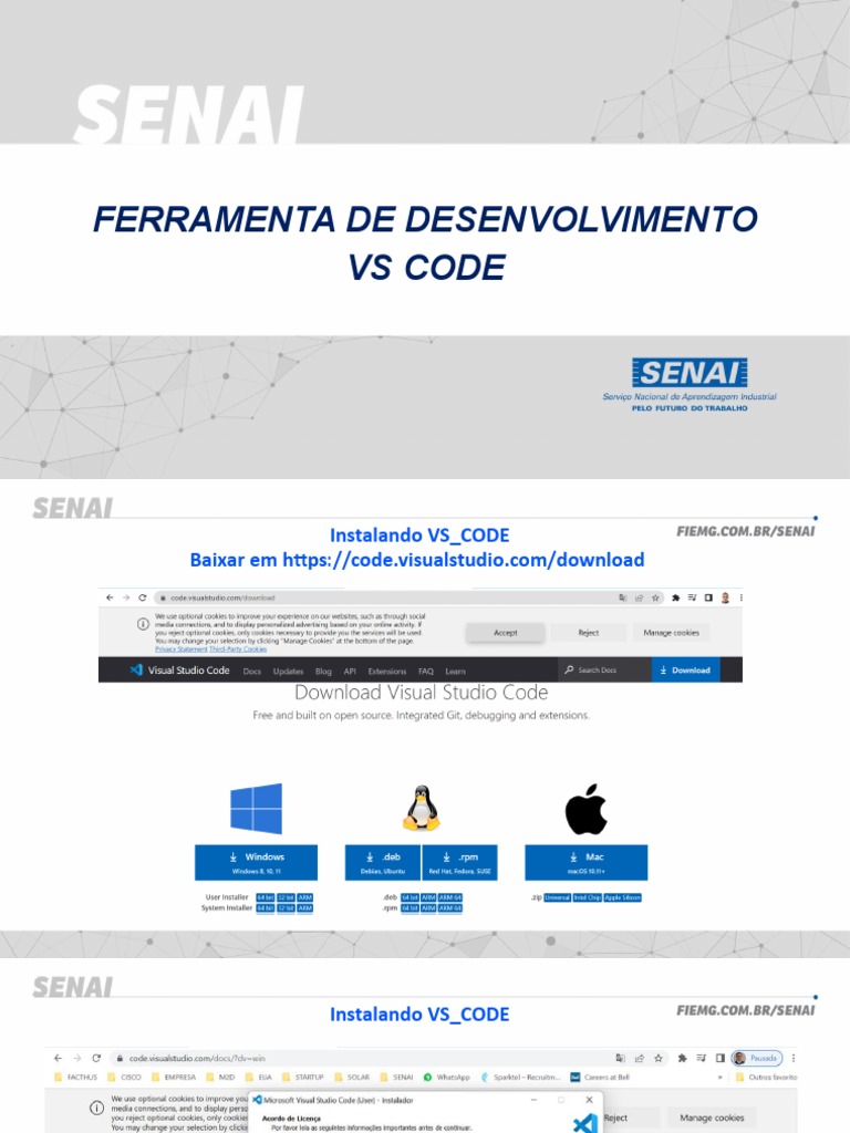 Guia Completo para Instalação do VS Code | PDF | Arte | Computadores