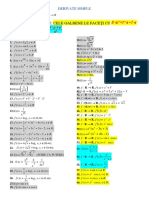 Derivate Simple