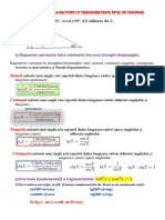 Recapitulare Trigonometrie PDF