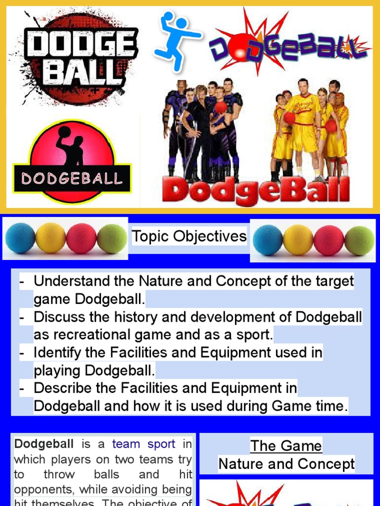 Target GameDodgeball 11 PDF Sports Ball Games