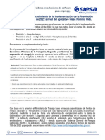 Manual - Complemento Al Procedimiento de La Implementacion de La Resolucion 2012 de Octubre 20 de 2022 A Nivel Del Aplicativo Siesa Nomina Web PDF