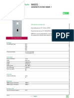 Gabinetes para Interruptores Industriales y Residenciales - M800S