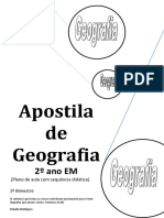 Apostila Geografia 2 Ano EM 1 Bimestre