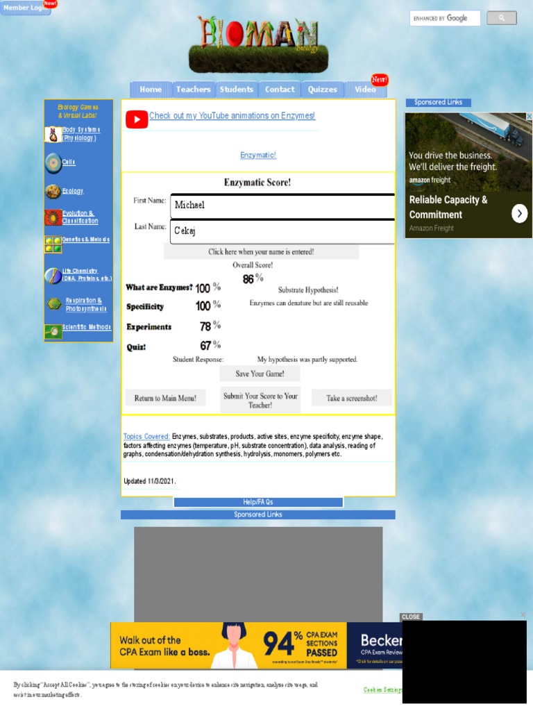 An Introduction to Enzymes Their Functions, Properties, and Factors