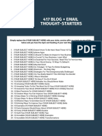 CC247 417 Blog Email Thought Starters PDF