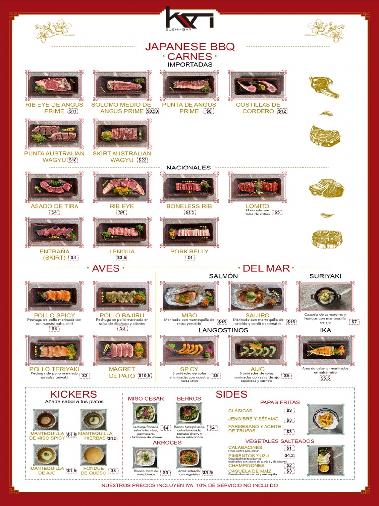 Menu Kai Japanese BBQ PDF