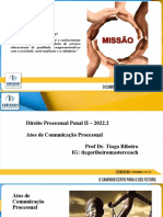 Aula 5 Direito Processo Penal II - Comunicação Processual