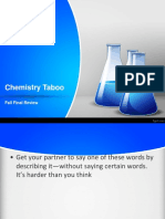 CHOSEN For INO-chemistry - Taboo