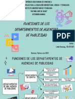 Funciones de Los Departamentos de Agencias de Publicidad PDF