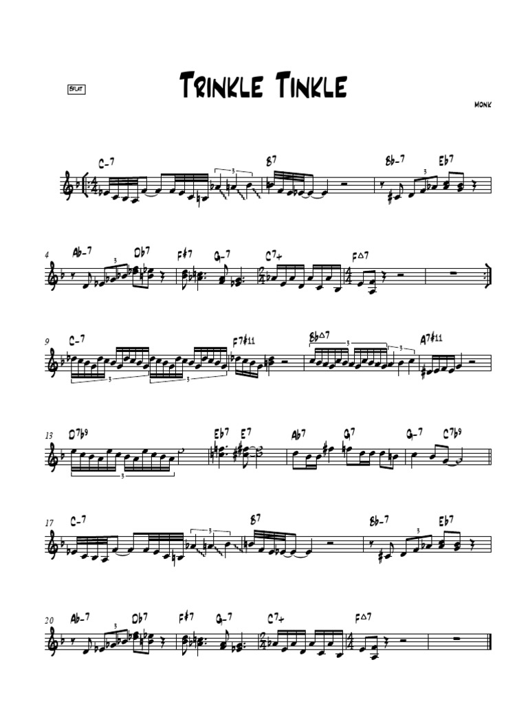 Trinkle Tinkle Lead Sheet | PDF | Economies | Nation