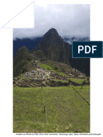 Trabajo de Imagen Machu Pichu