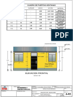 Cuadro de Puertas-Ventanas: Cantidad Ancho Altura Material Tipo P-01 P-02 P-03 Alfeizar