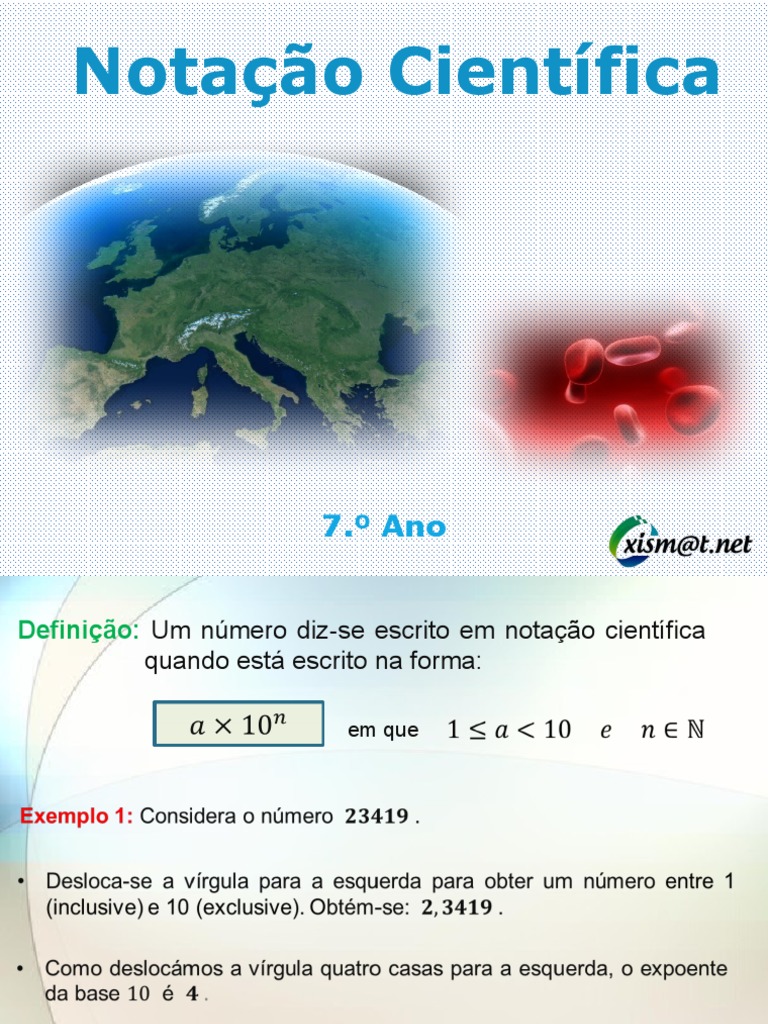 Definição de Notação Científica