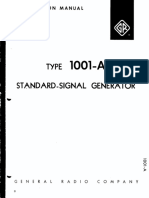 General Radio 1001a Service Manual