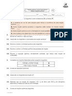 FT 5 Reações Químicas, Lei Da Conservação Da Massa e Equações Químicas