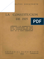 Constitución de 1925 Comentada