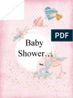 Libro Baby Shower Elefante