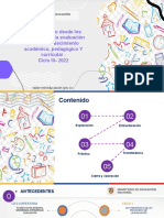 Fortalecimiento a partir de resultados de evaluación