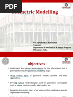 Lecture 10-11, Geometric Modelling, Dr. Janakarajan Ramkumar