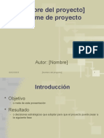 Nombre Del Proyecto PRESENTACION