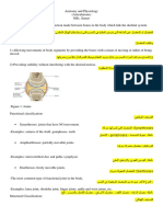 Anatomy and Physiology