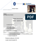 "Șahul - Sportul Minții": Coordonatori