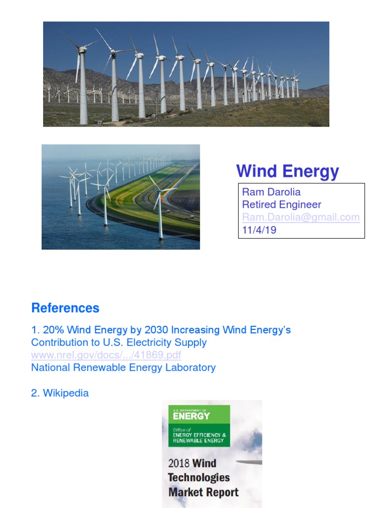 Wind Energy Overview and Insights | PDF | Wind Power | Wind Turbine