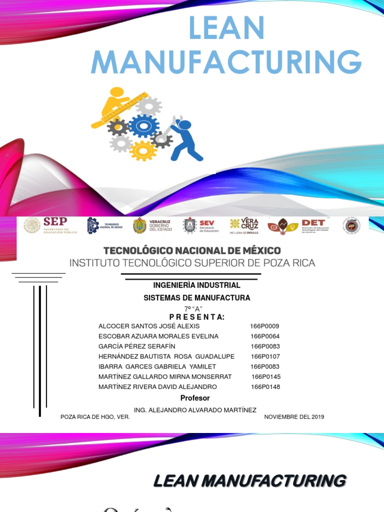 Principios de Manufactura Esbelta | PDF | Lean Manufacturing | Inventario