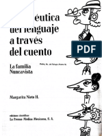 Terapeutica de Lenguaje A Traves Del Cuento, La Familia Nuncavista. Margarita Nieto PDF