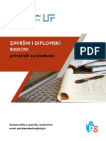 Završni I Diplomski Radovi - Priručnik Za Studente PDF