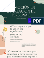 La Emoción en La Creación de Personaje: Jugar Con Las Palabras