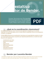 Test Guestaltico Visomotor de Bender.