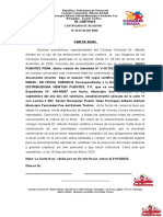 Carta Aval Bodegon y Distribuidora Newton Puentes, F.P.