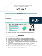 Invisible: Lengua Castellana Y Literatura. 2º Eso. Ies Salvador Gadea. María Jiménez, Bea Barberá y Vanesa Afonso