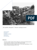 W Piekle Okopow Nowe Rodzaje Bro PDF