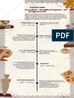 Grey and Beige Vintage Timeline History Archeology Infographic