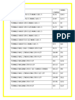 Agricultural Screw Price List