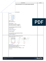 Member RC Beam Design Report PDF