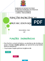 Aula - Funcoes Inorganicas - Slide
