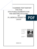 Structural Integrity Test (Schmidt Hammer) - Fadeyi